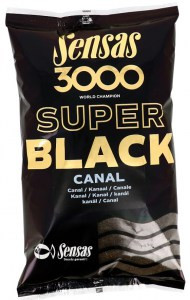 Sensas 3000 SUPER BLACK 1 KG (Canal)