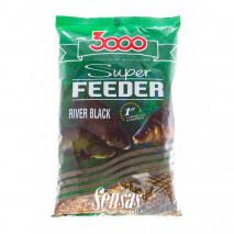 Sensas 3000 SUPER FEEDER 1 KG (River Black)