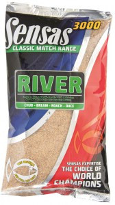 Sensas 3000 RIVER 1 KG (Naturel)