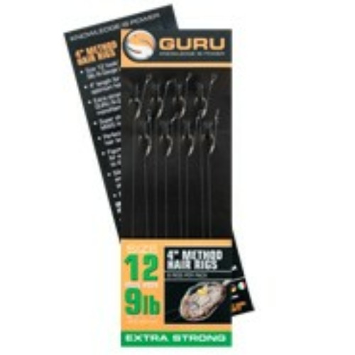 GURU 4" METHOD HAIR RIGS -10cm (GMHR)