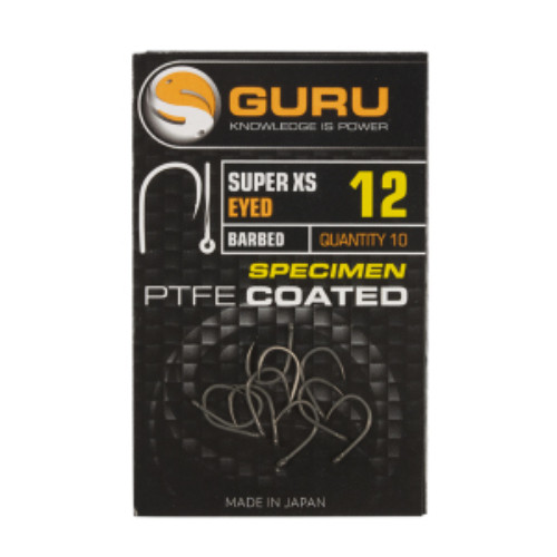 GURU Extra Strong Carp Eyed Barbed SIZE 14