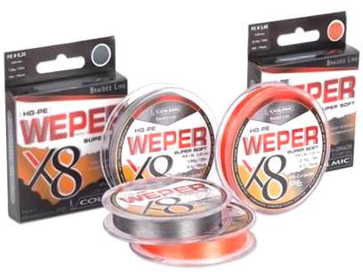 Colmic WEPER X8 ORANGE 40lbs - 150Yd - Ø 0,25