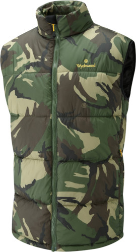 WYCHWOOD Puffer Gilet Camouflage Large