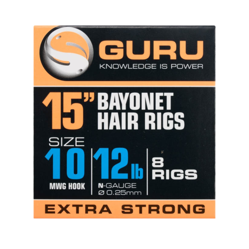 GURU BAYONET READY RIGS 15″ – 38cm (GRR021) – SIZE 16 – 7lb/0,19mm