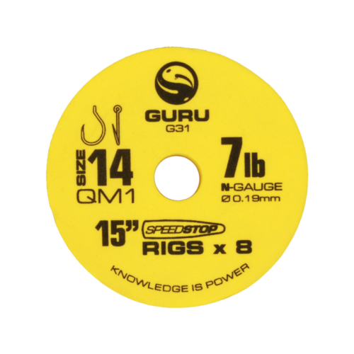 GURU QM1 SPEED STOP READY RIGS 15″ – 38cm (GRR029) – SIZE 18 – 6lb/0,17mm