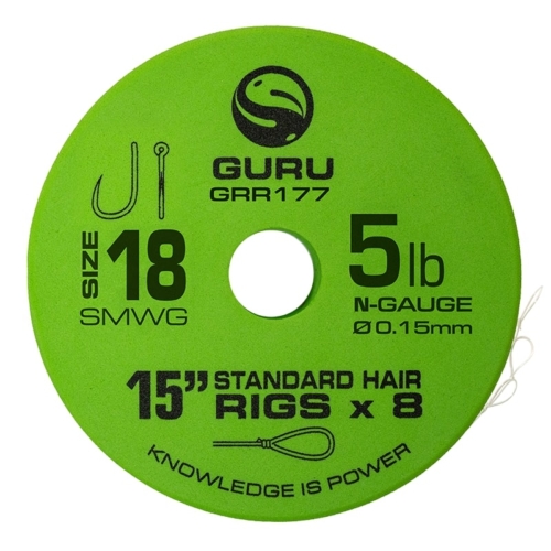 GURU SMWG STANDARD HAIR 15″SIZE 18 (0.15MM)