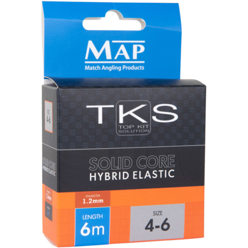 MAP TKS HYBRID POLE ELASTIC (6M) 4-6 1.2MM ORANGE